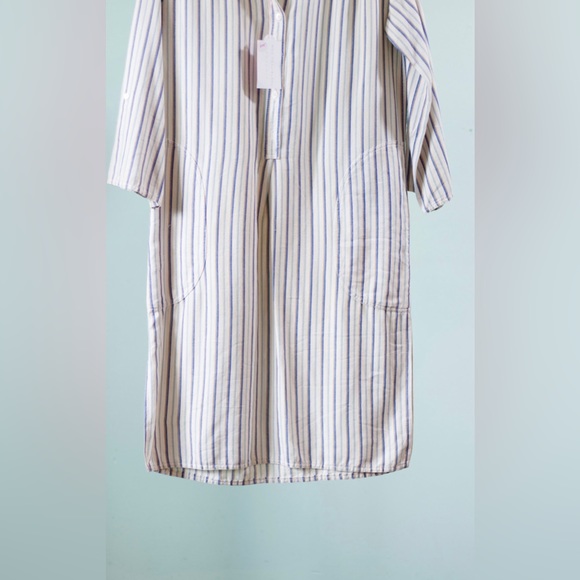 YSL Rive Gauche Striped Tunic Dress - Picture 2 of 13